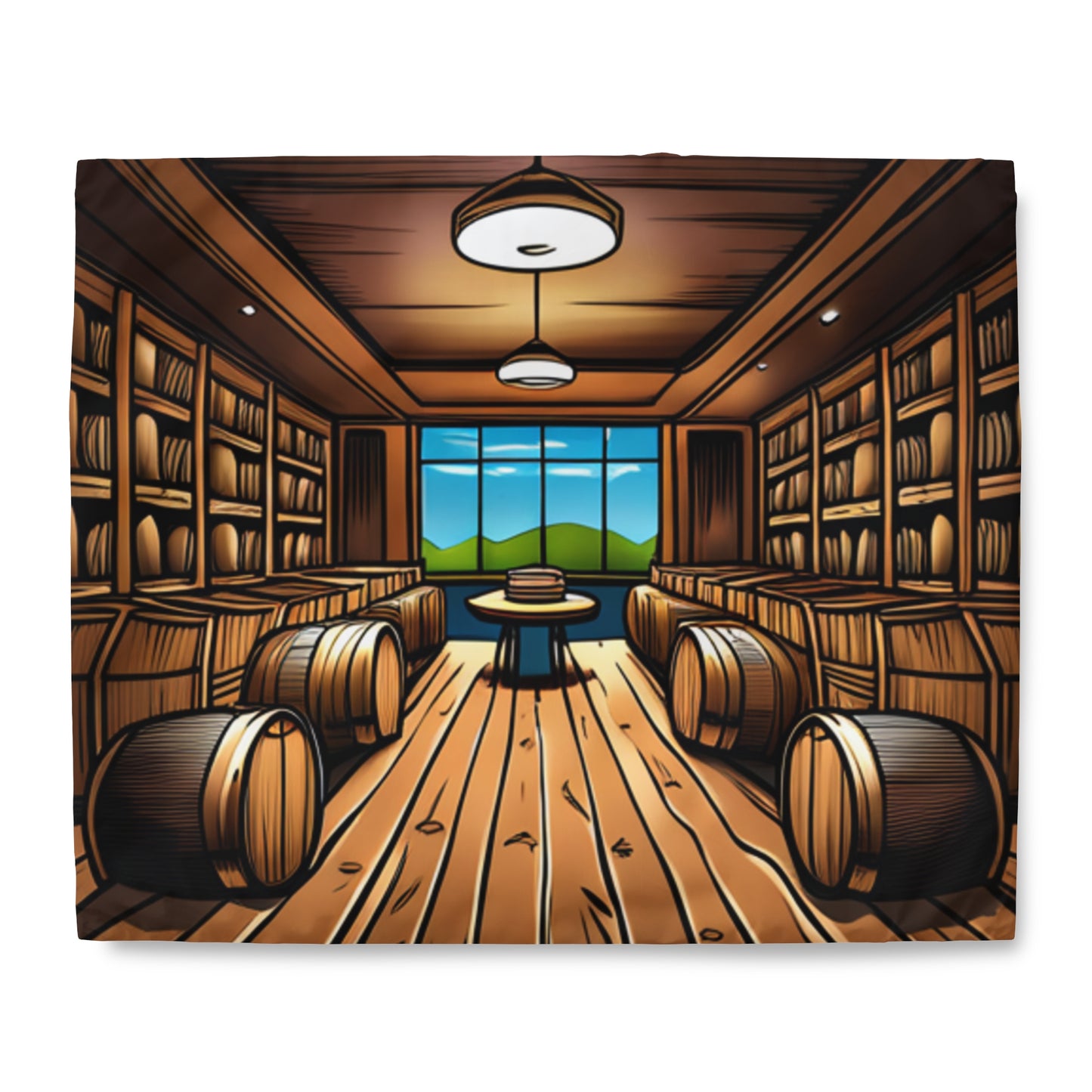 Barrel Watchout Concept Duvet Cover