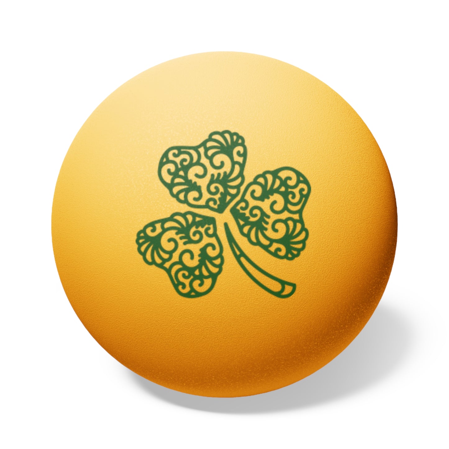 3 Leaf Clover Ping Pong Balls, 6 pcs
