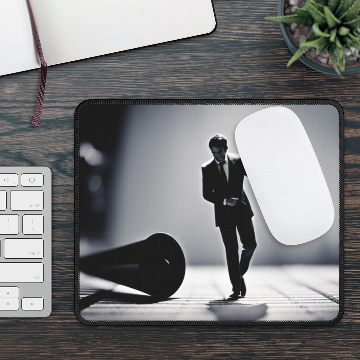 Throwing the Chess Piece Gaming Mouse Pad