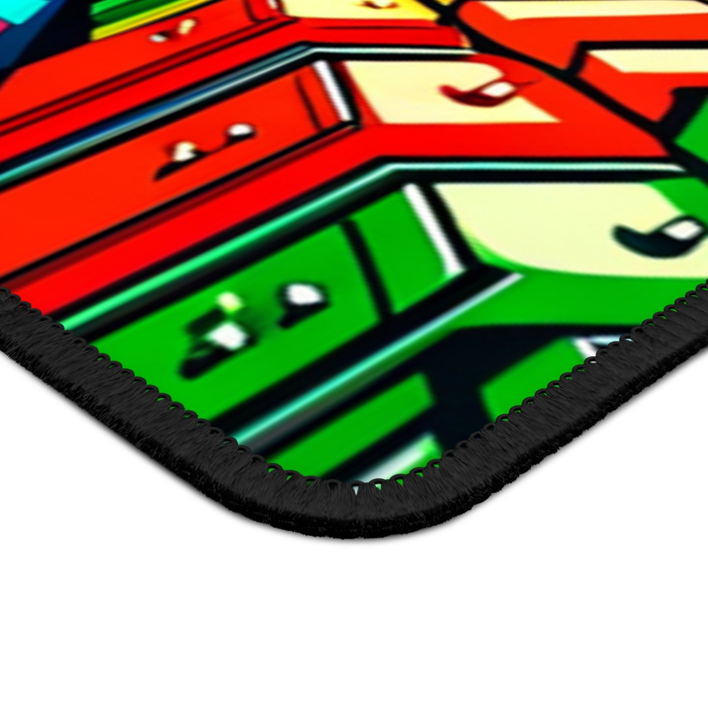 Futuristic Arcade Background Gaming Mouse Pad