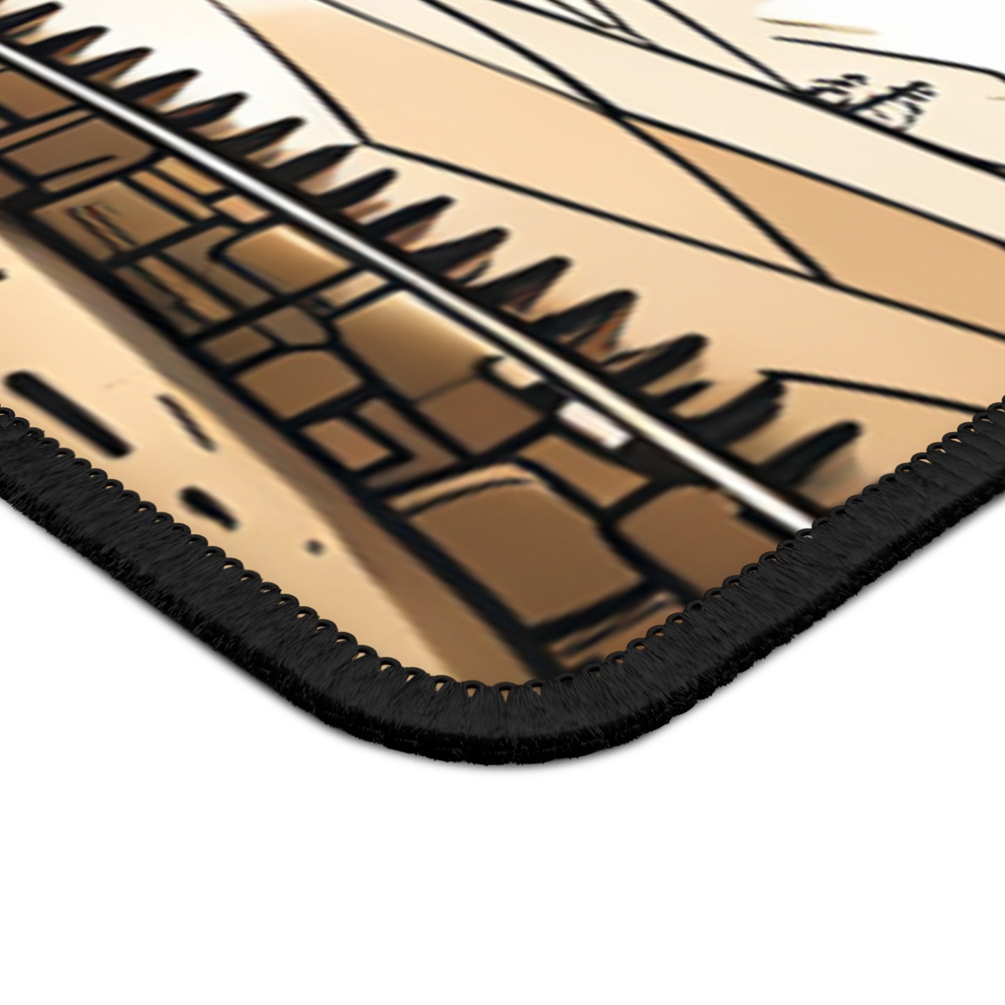 Medieval Scenic Background Gaming Mouse Pad