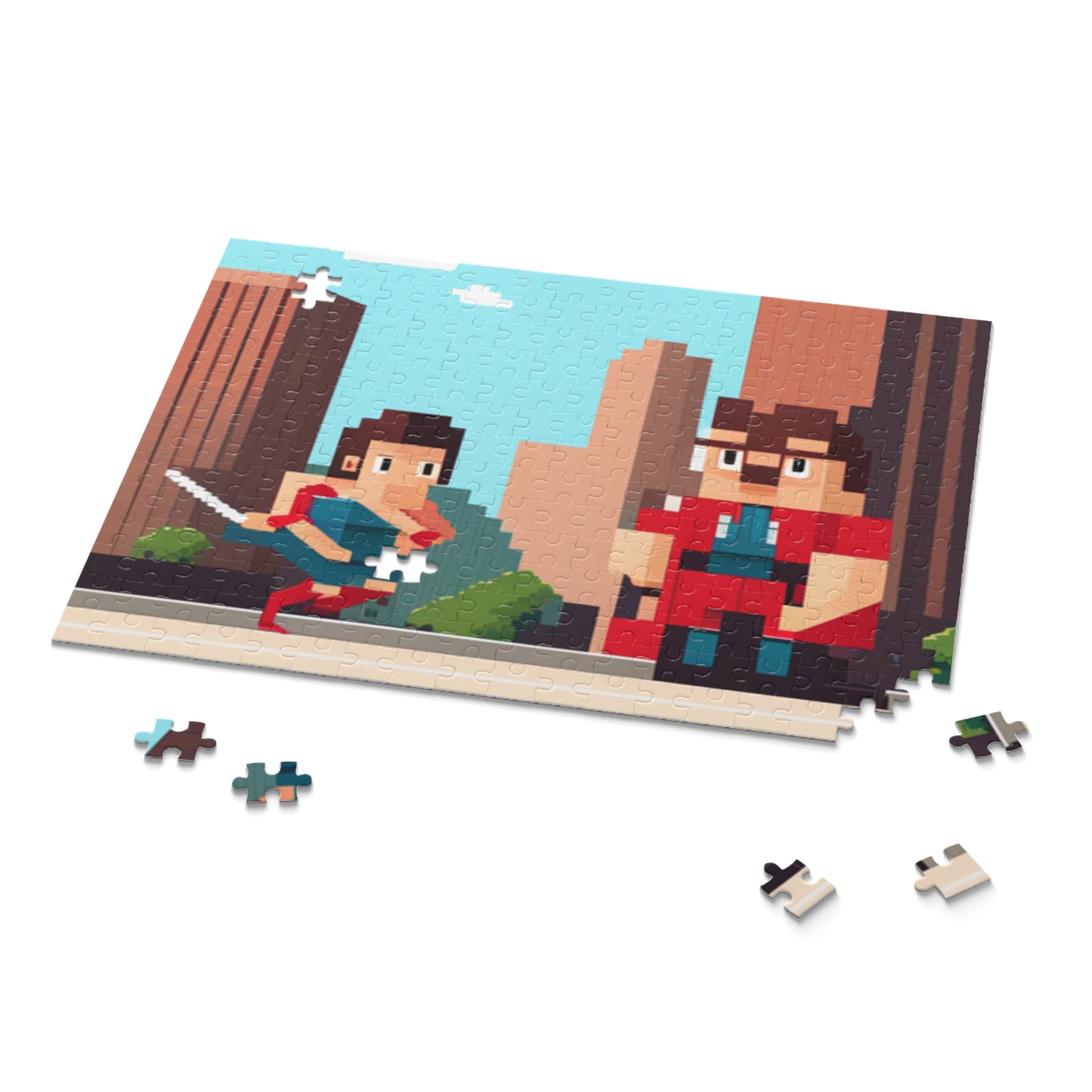 Generic 8 Bit Concept Puzzle (120, 252, 500-Piece)