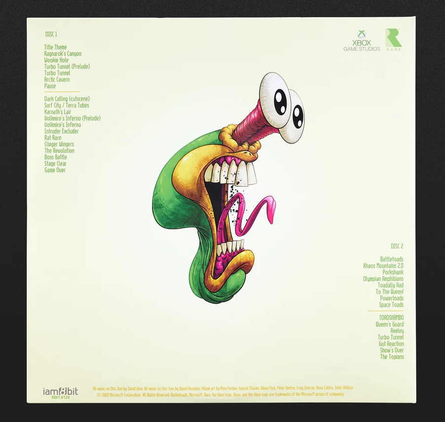 Battletoads: Smash Hits (Original Game Soundtracks) - David Wise & David Housden (2xLP Vinyl Record)