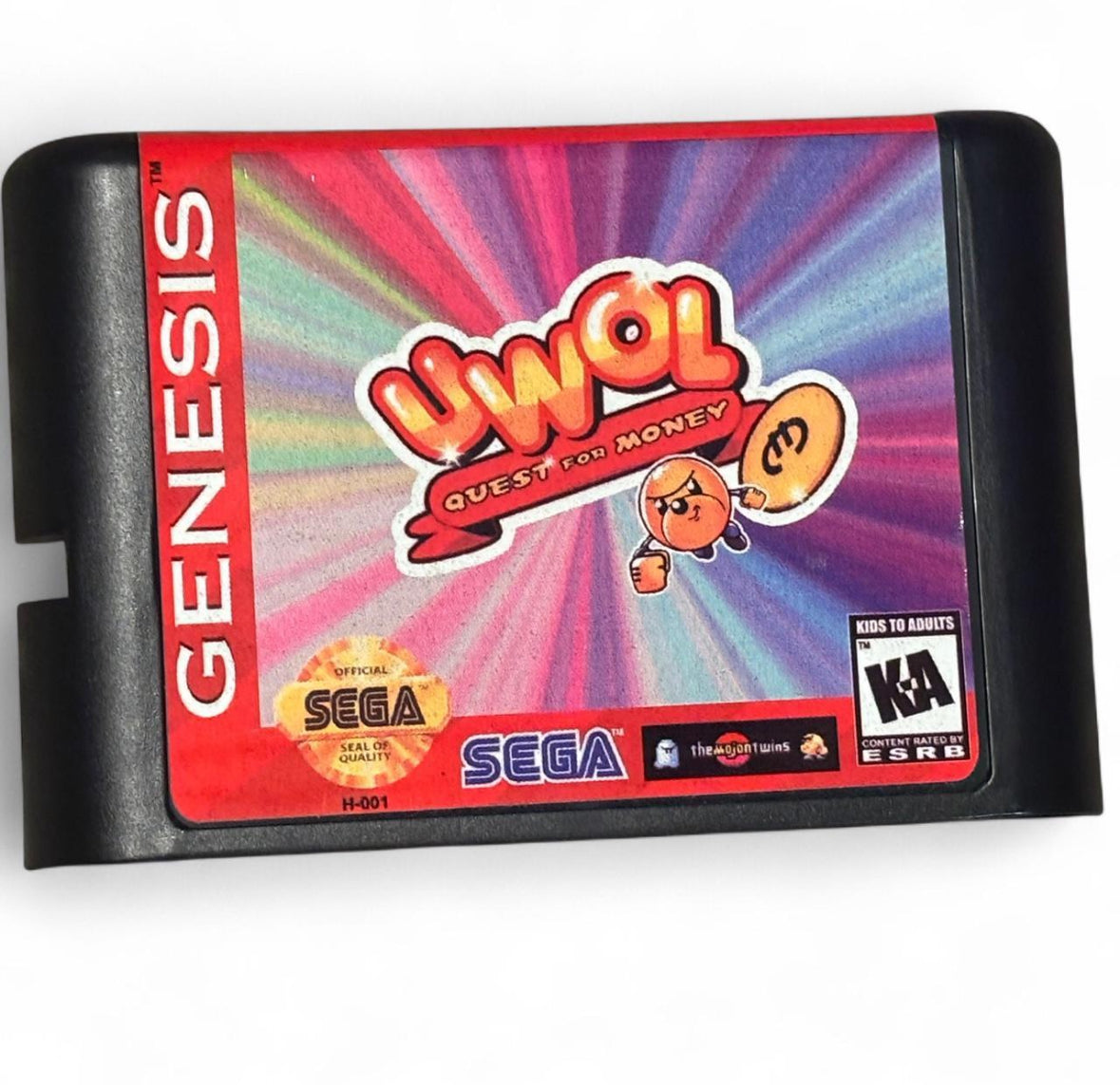 UWOL Quest For Money Sega Genesis Video Game