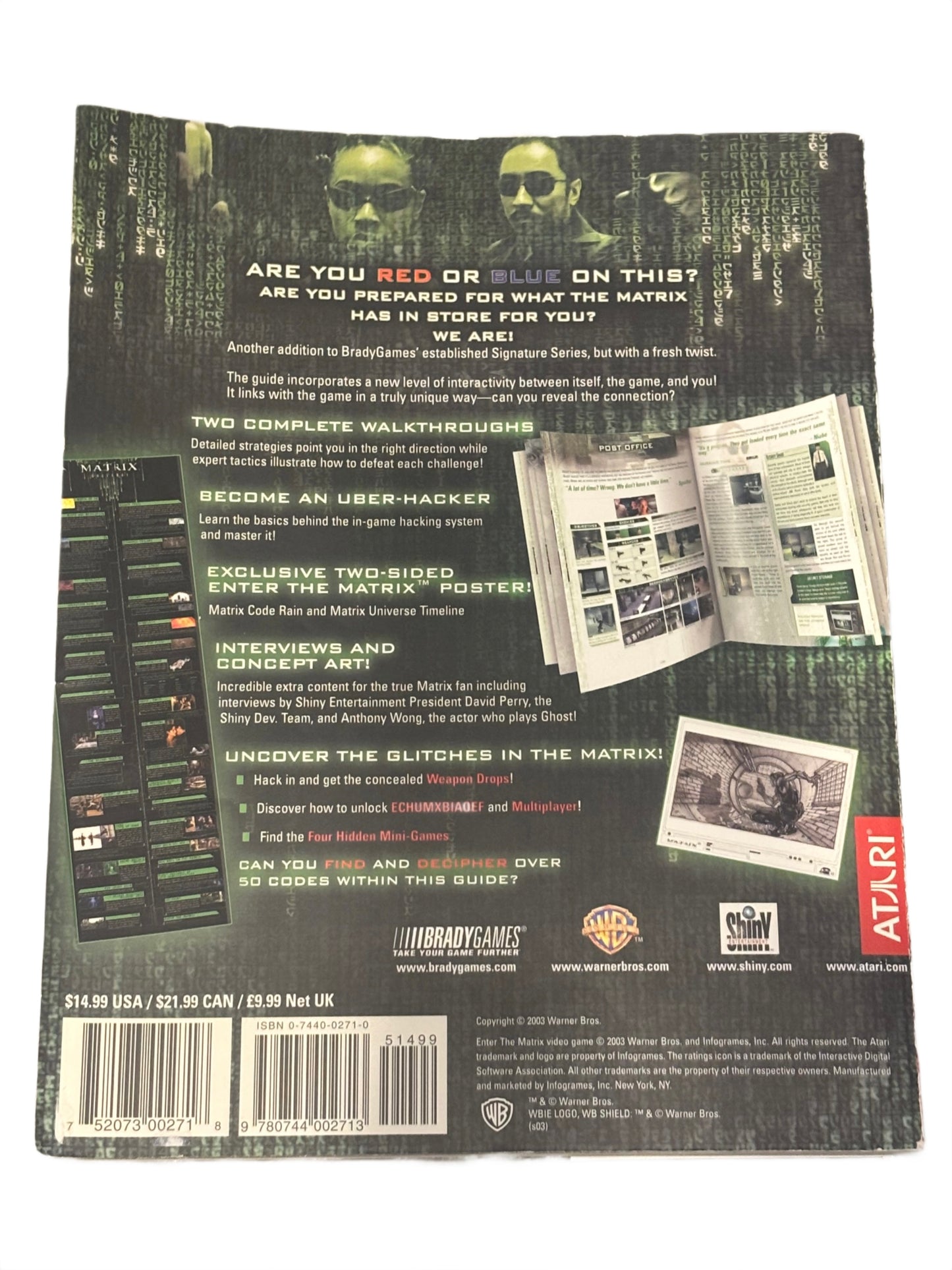 Enter The Matrix Strategy Guide