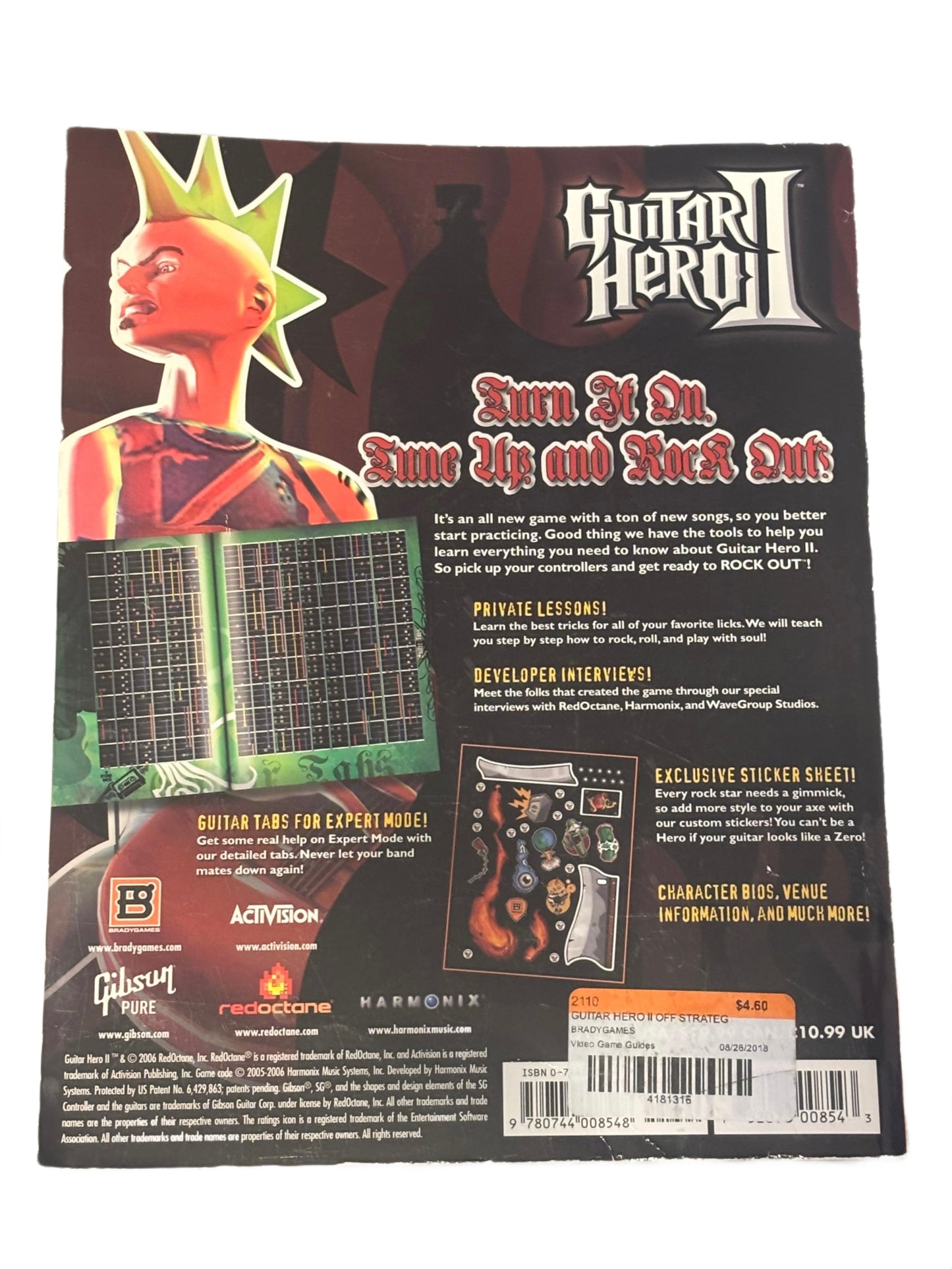 Guitar Hero II Strategy Guide for PS2