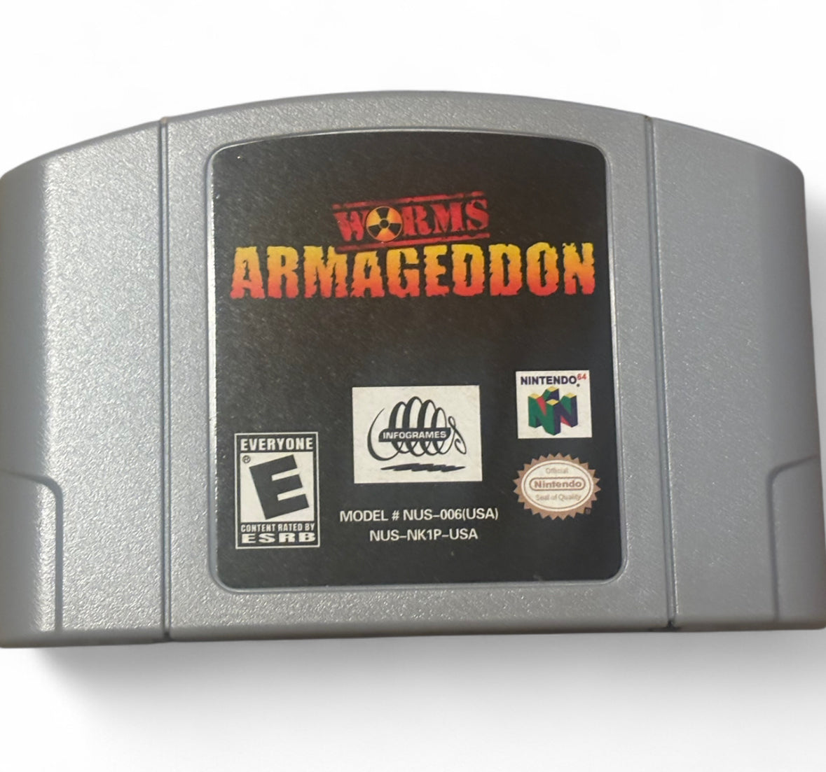 Worms Armageddon Nintendo 64 N64 Video Game