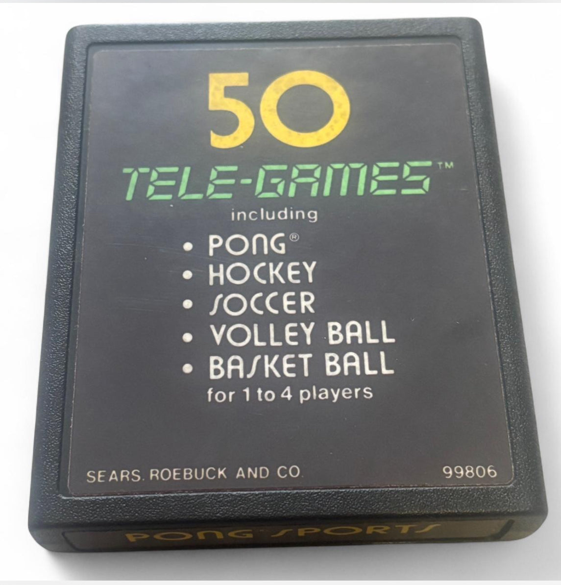 Pong Sports Atari 2600 Video Game