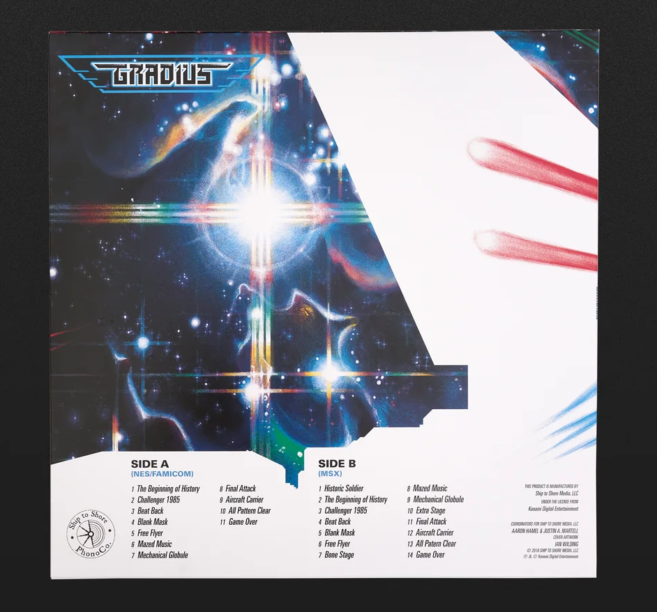 GRADIUS (Original Soundtrack) - Konami Kukeiha Club (1xLP Vinyl Record)