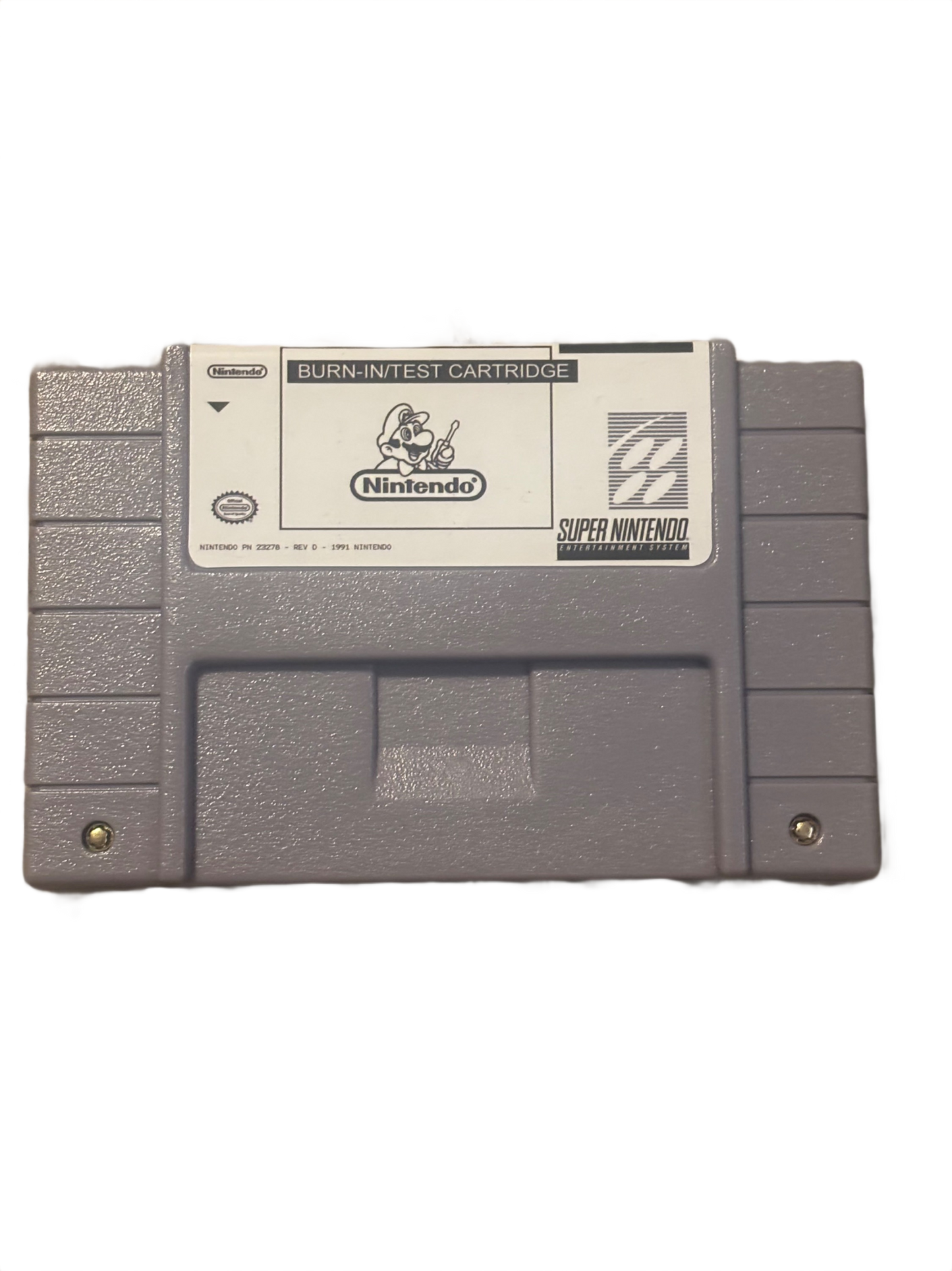 Super Nintendo Burn In Test Cartridge