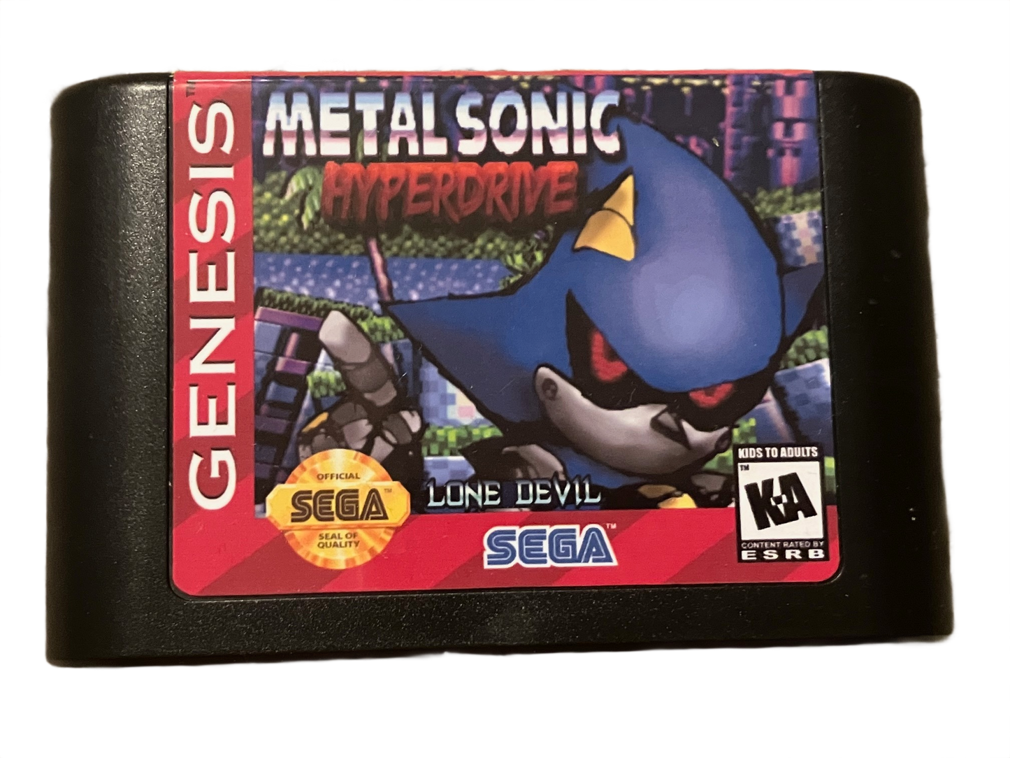 Metal Sonic Hyperdrive Sega Genesis Video Game