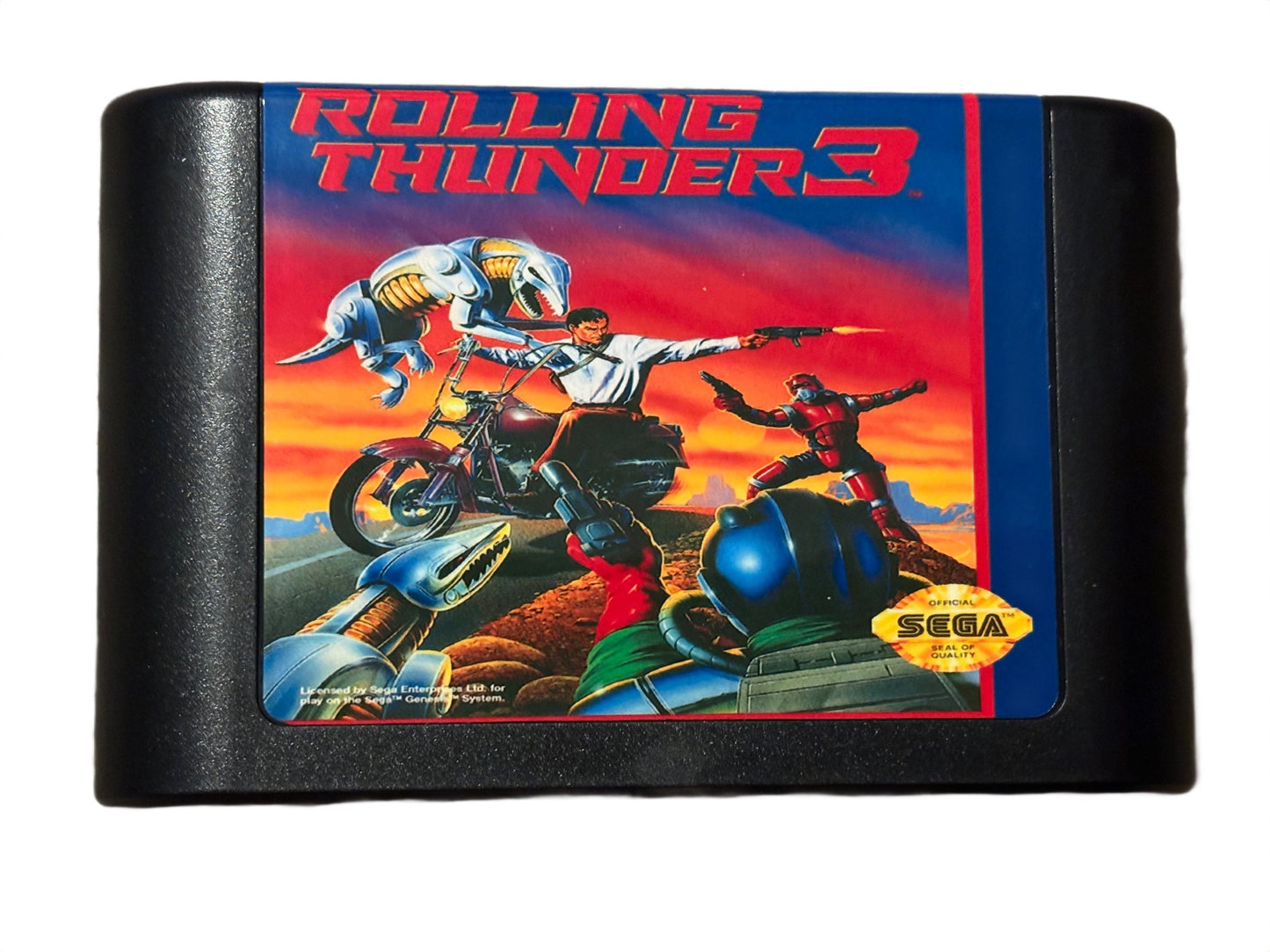 Rolling Thunder 3 Sega Genesis Video Game
