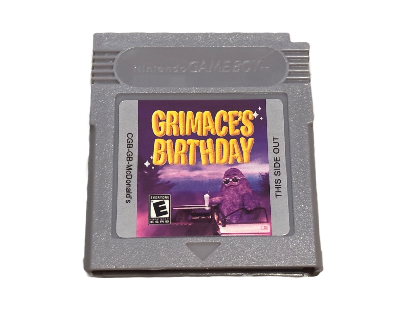 Grimaces Birthday Nintendo Game Boy Color Video Game