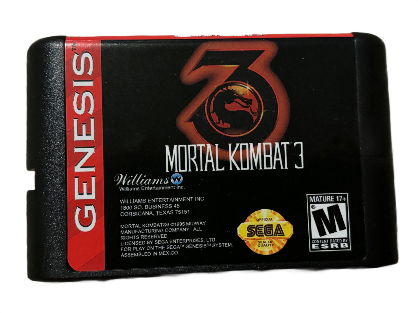 Mortal Kombat 3 Sega Genesis Video Game