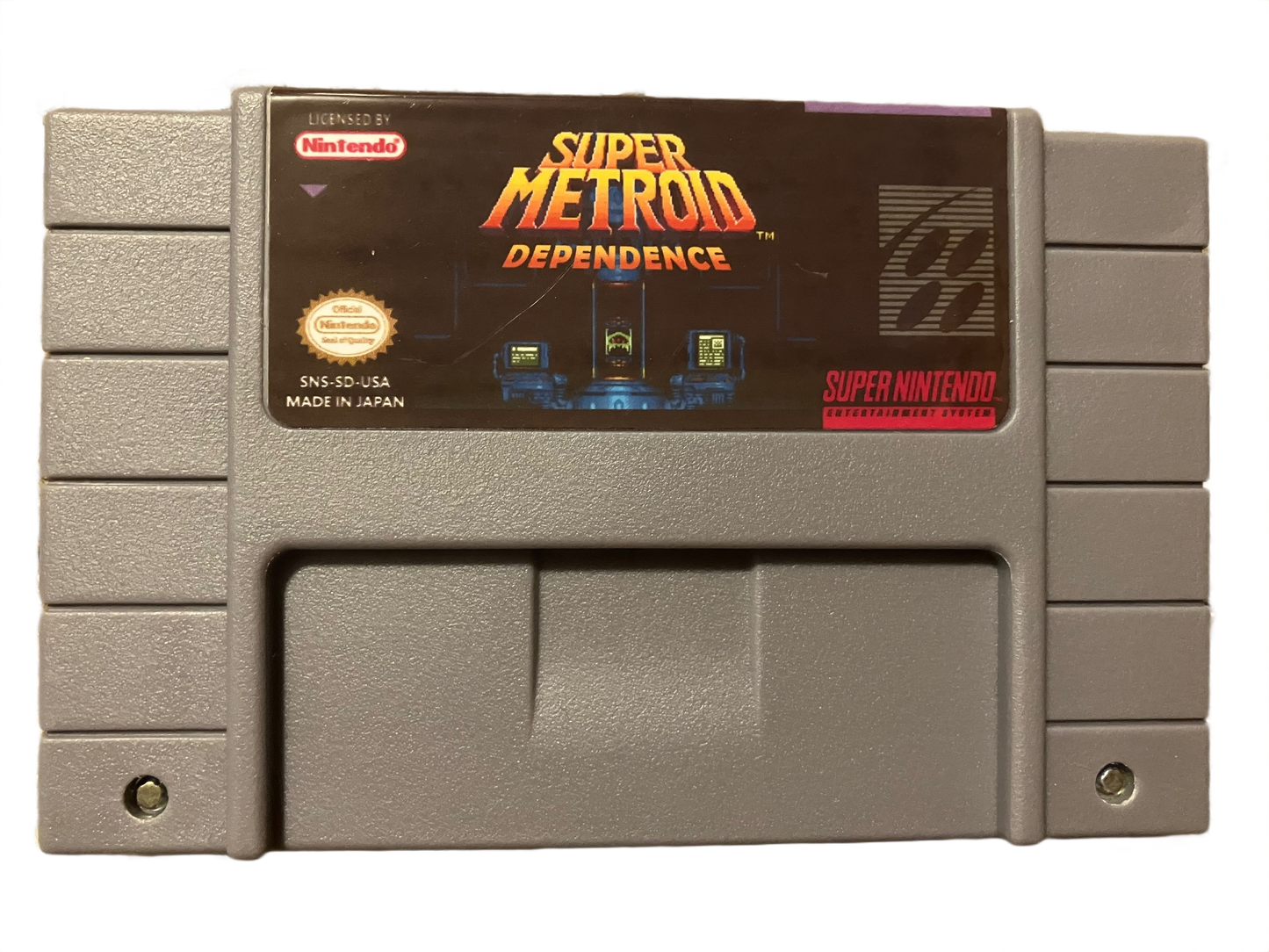 Super Metroid Dependence Super Nintendo SNES Video Game