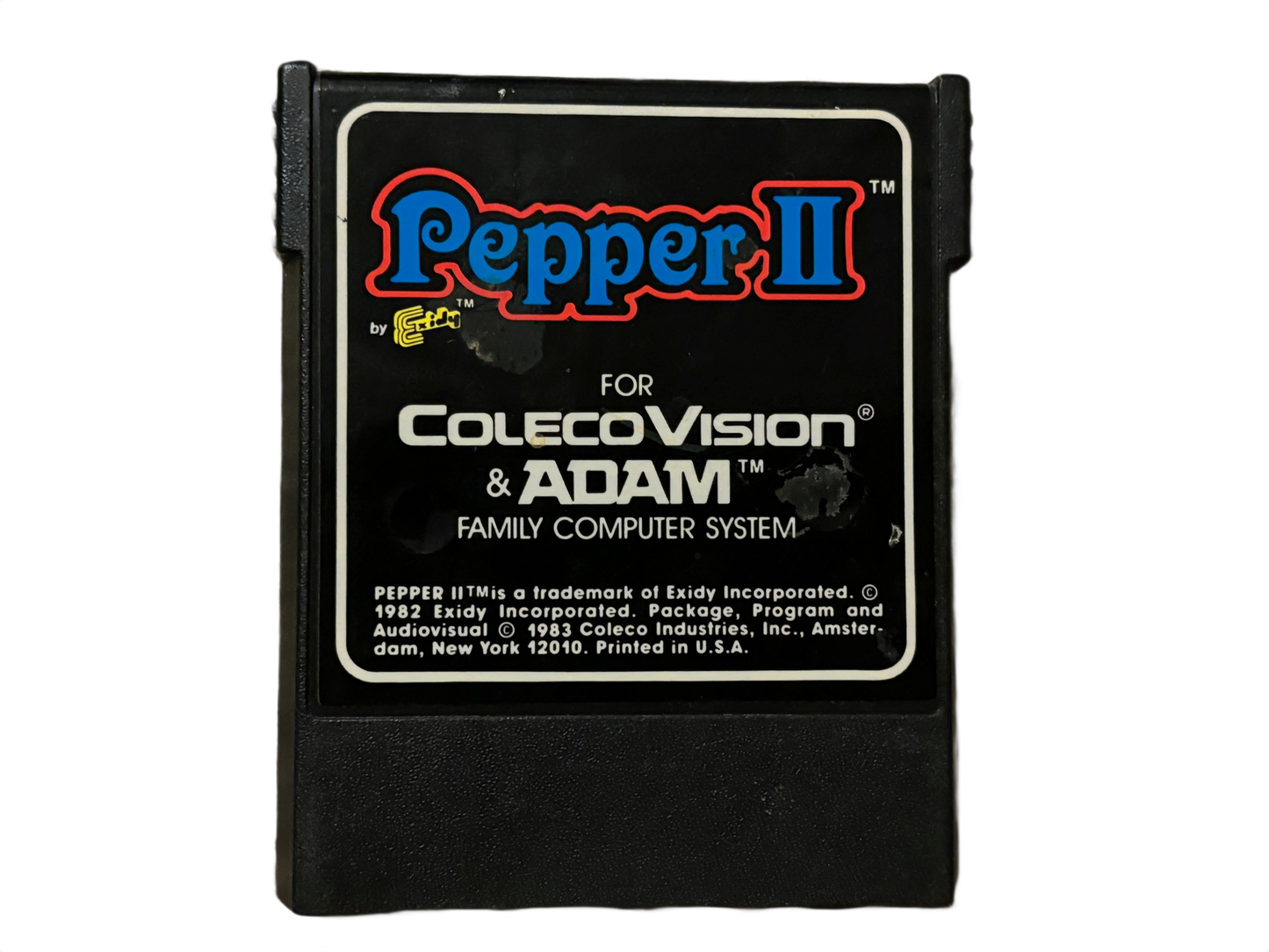 Pepper II ColecoVision Video Game