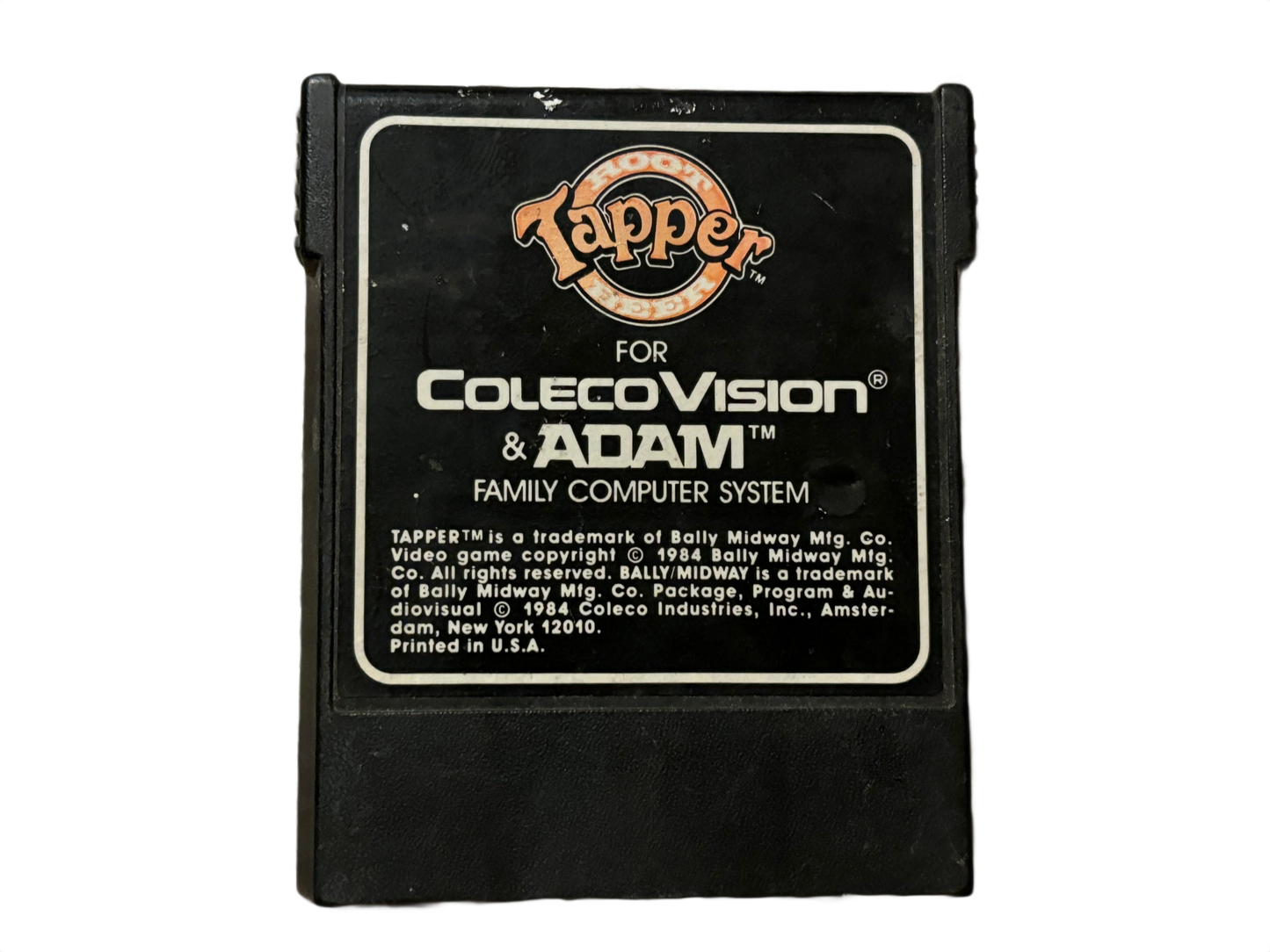 Tapper ColecoVision Video Game