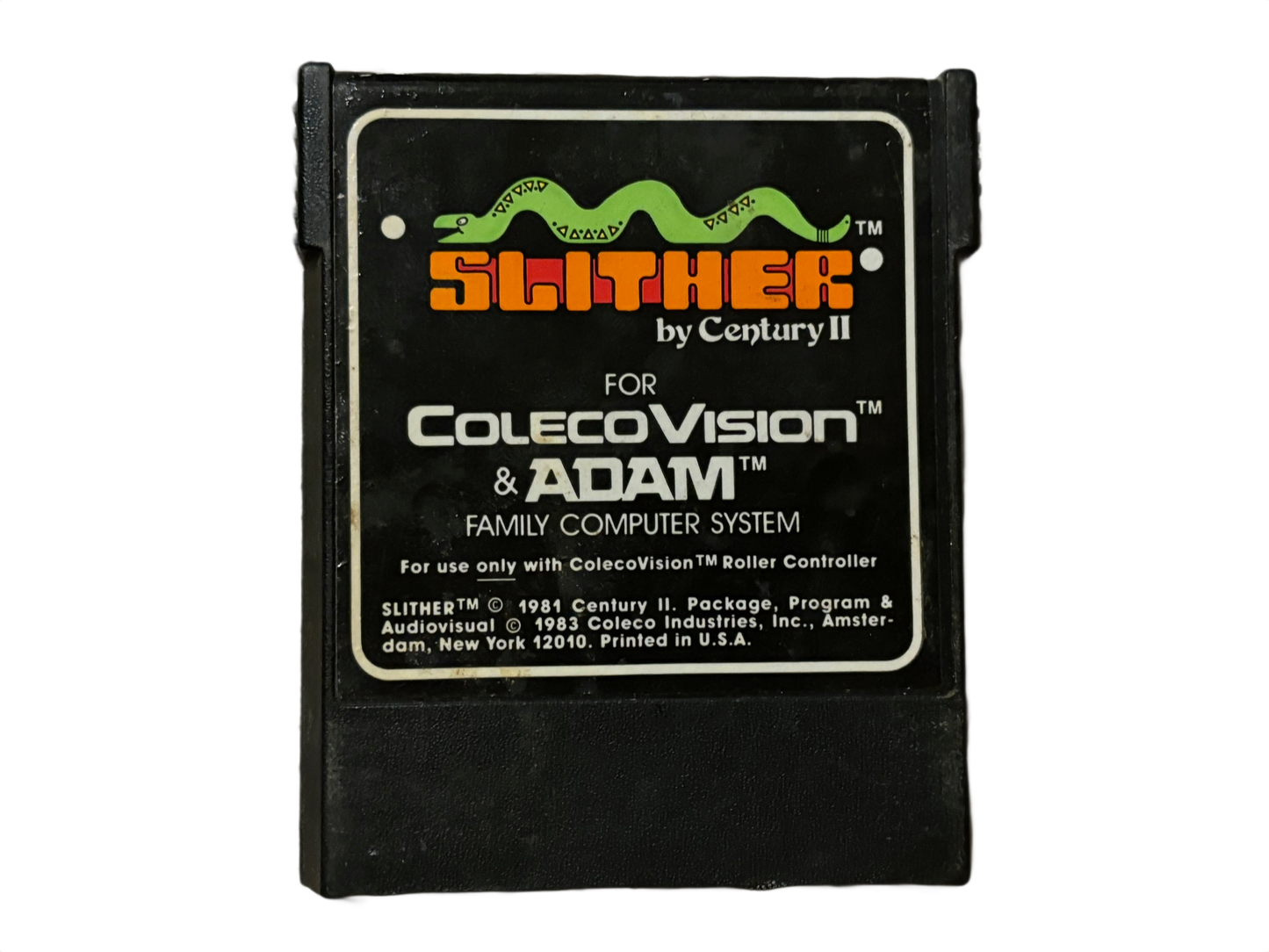 Slither ColecoVision Video Game