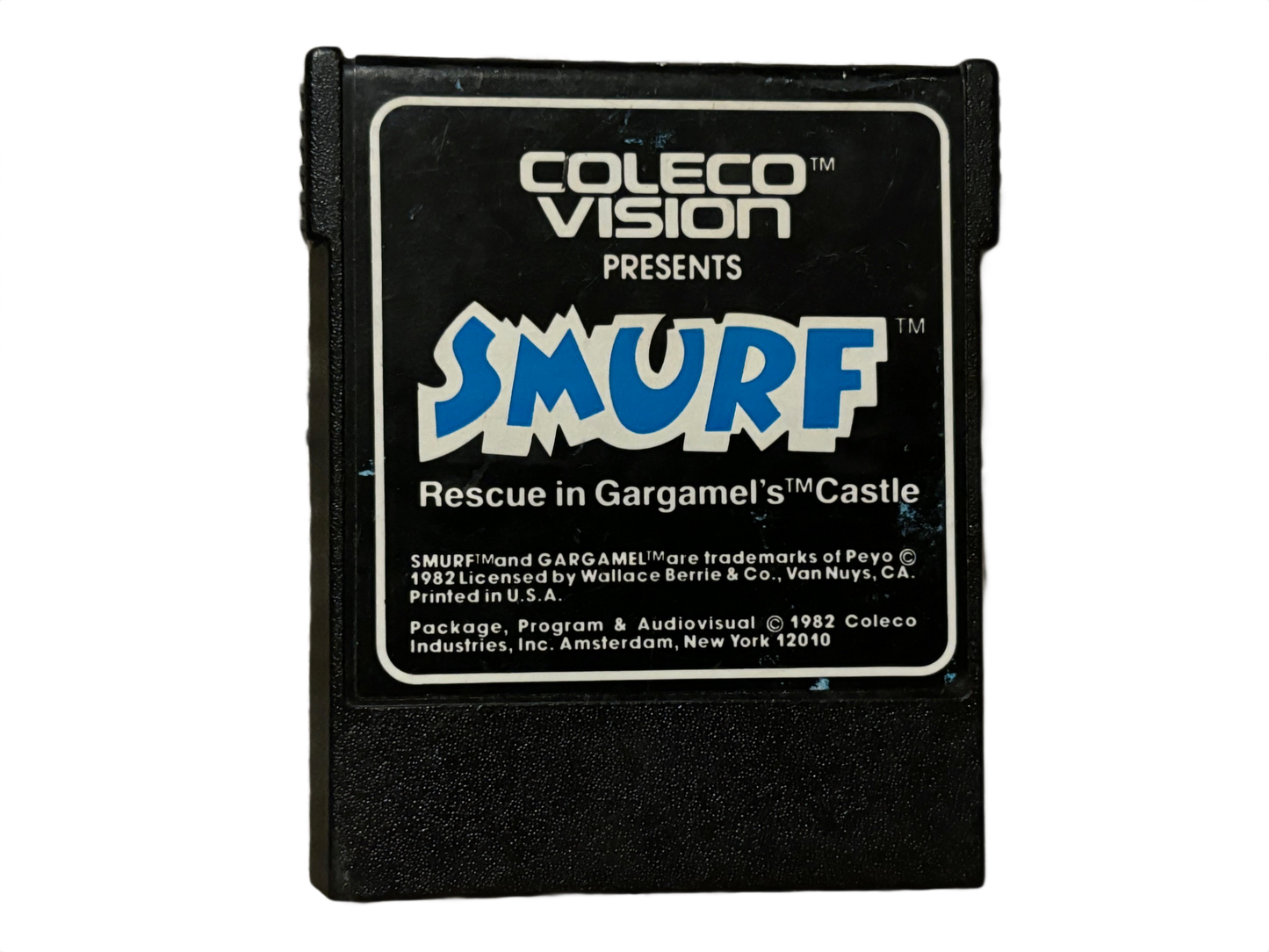 Smurf: Rescue in Gargamel's Castle ColecoVision Video Game