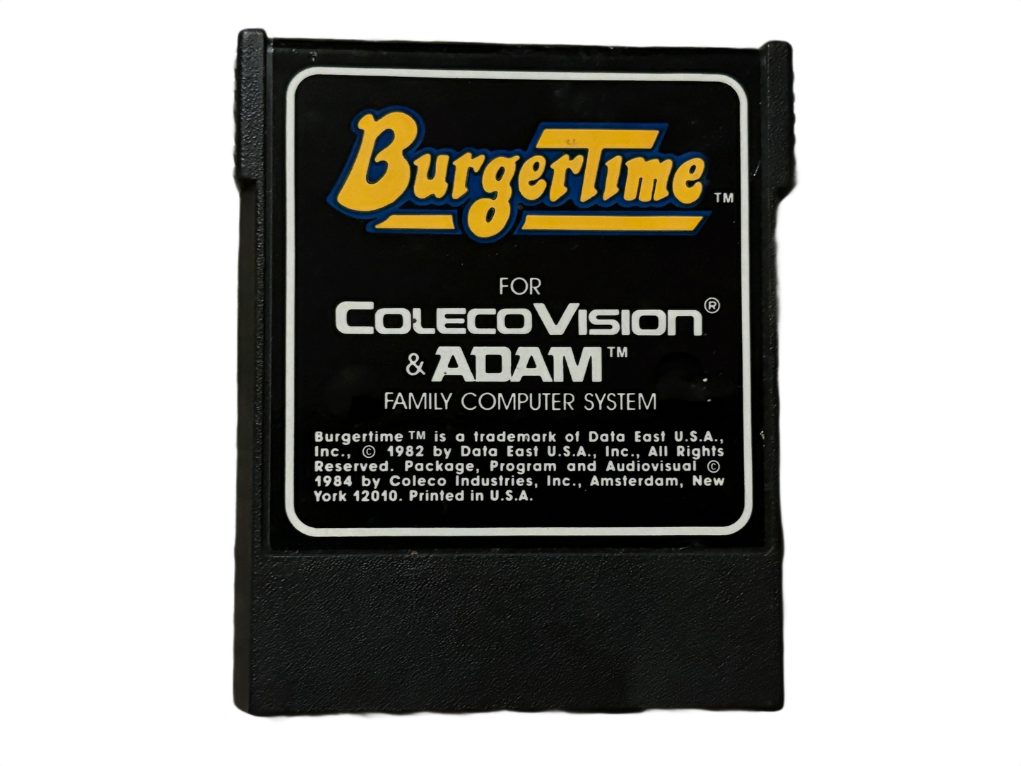 Burgertime ColecoVision Video Game