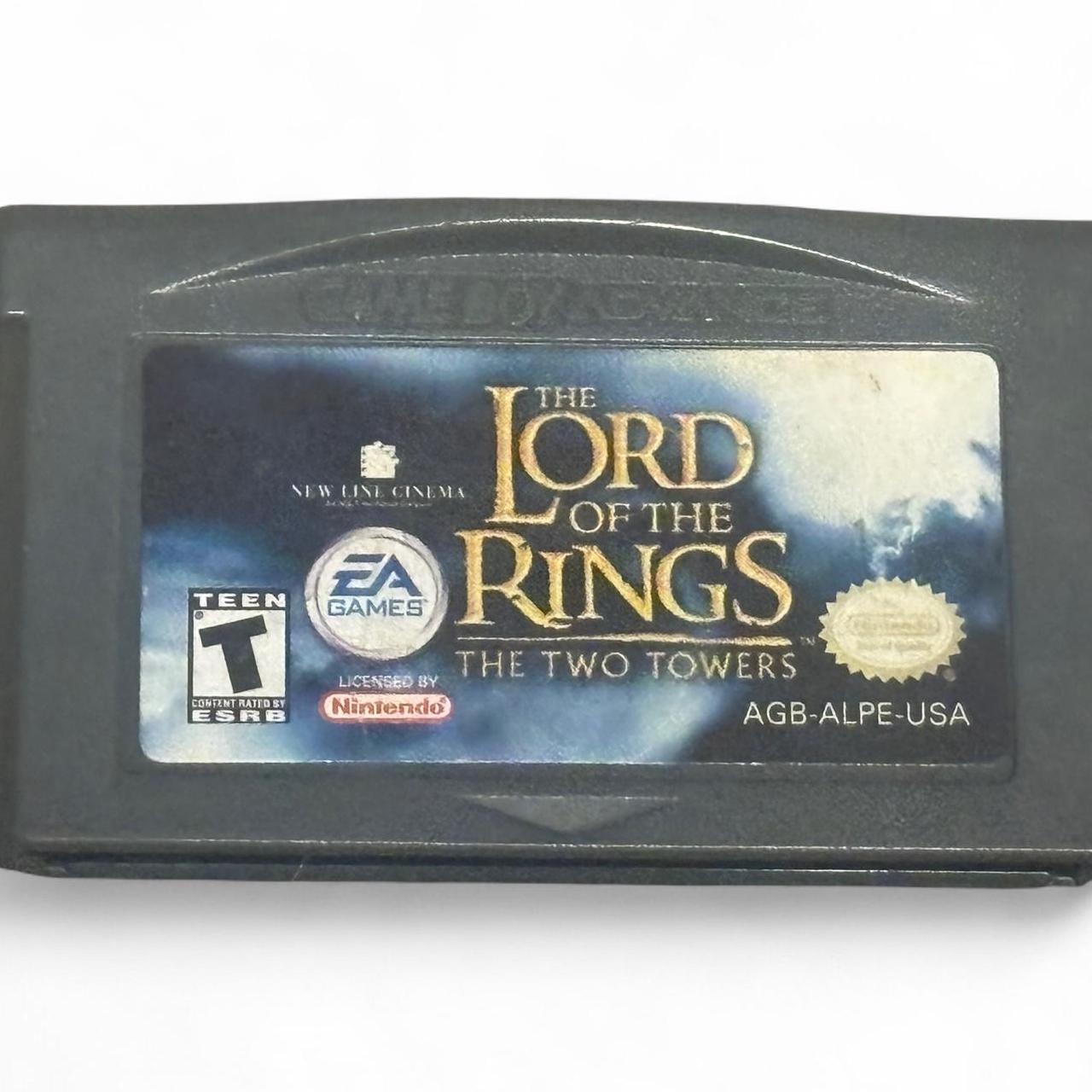 Lord of the Rings The Two Towers Nintendo Game Boy Advance GBA Video Game