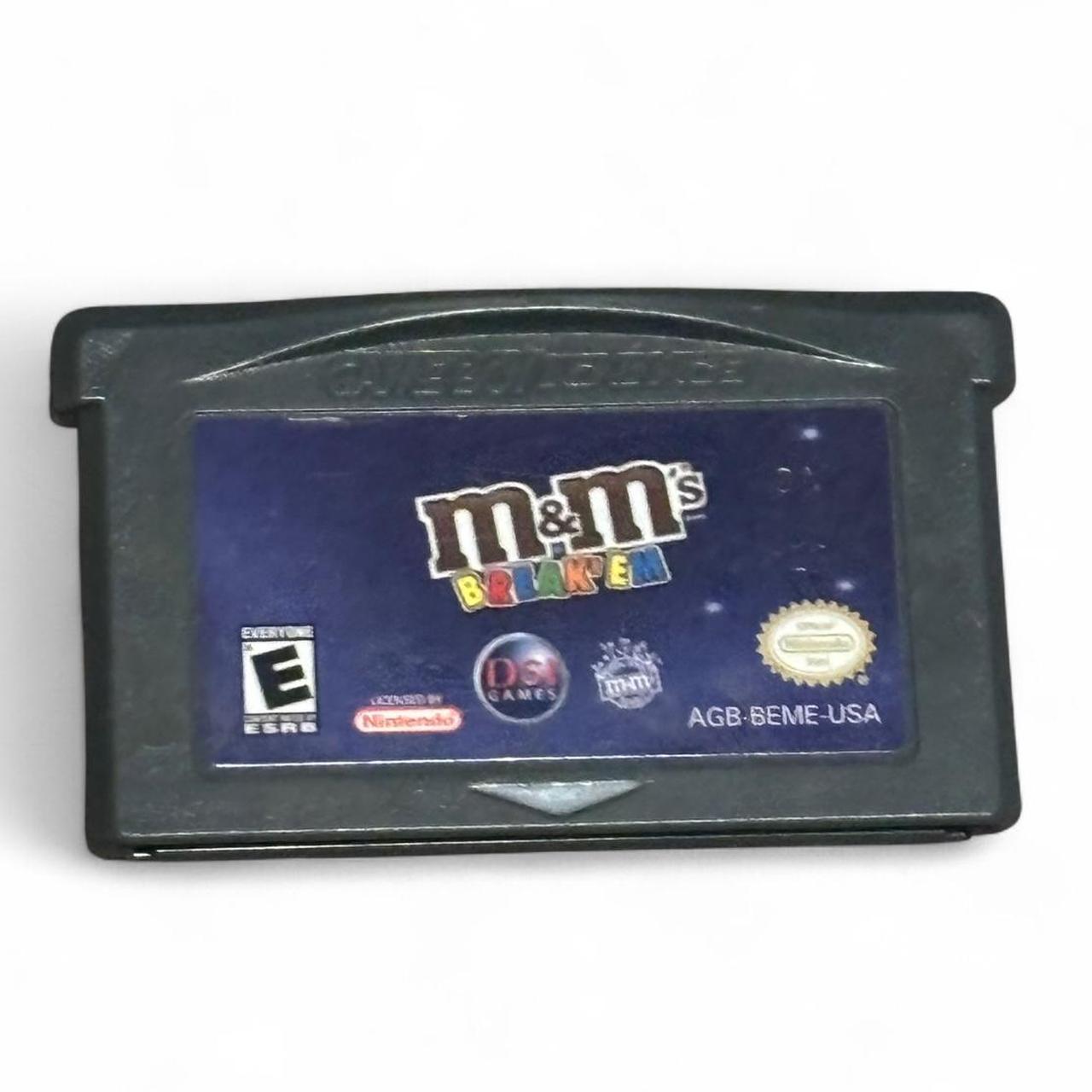 M&M's Break'Em Nintendo Game Boy Advance GBA Video Game