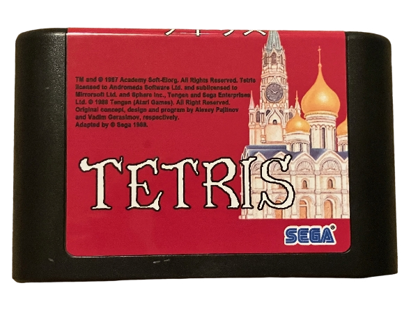 Tetris Sega Genesis Video Game