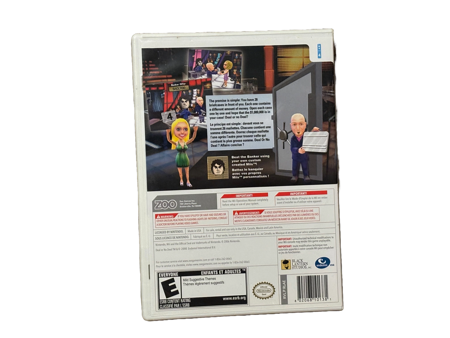 Deal or No Deal Nintendo Wii Complete