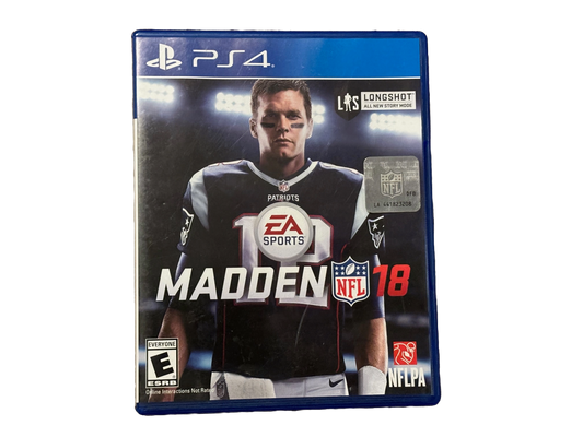 Madden 18 Sony PlayStation 4 PS4 Complete