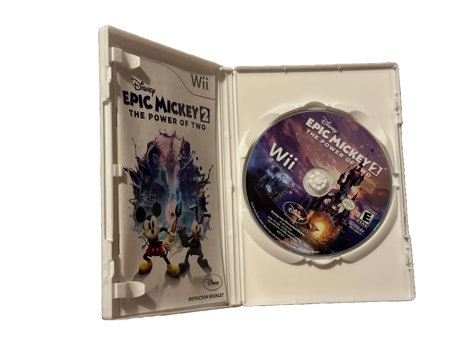 Epic Mickey 2 The Power of Two Nintendo Wii Complete