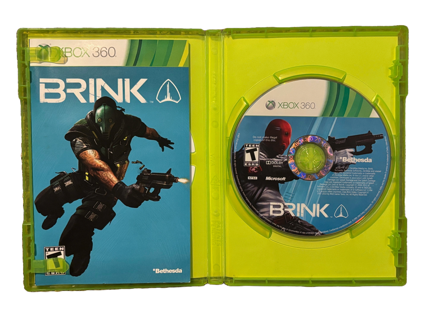Brink Microsoft Xbox 360 Complete