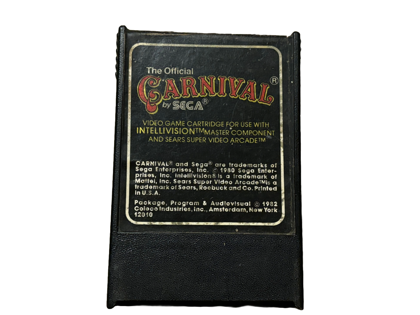 Carnival Mattel Intellivision Video Game