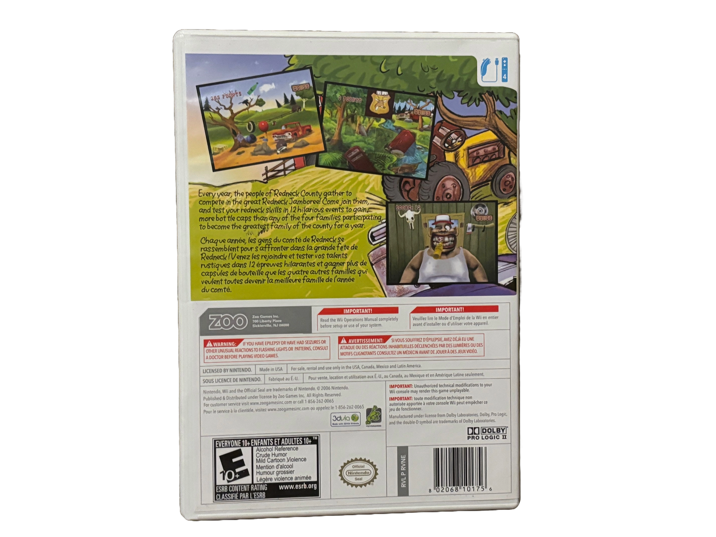 Calvin Tucker's Redneck: Jamboree Nintendo Wii Complete