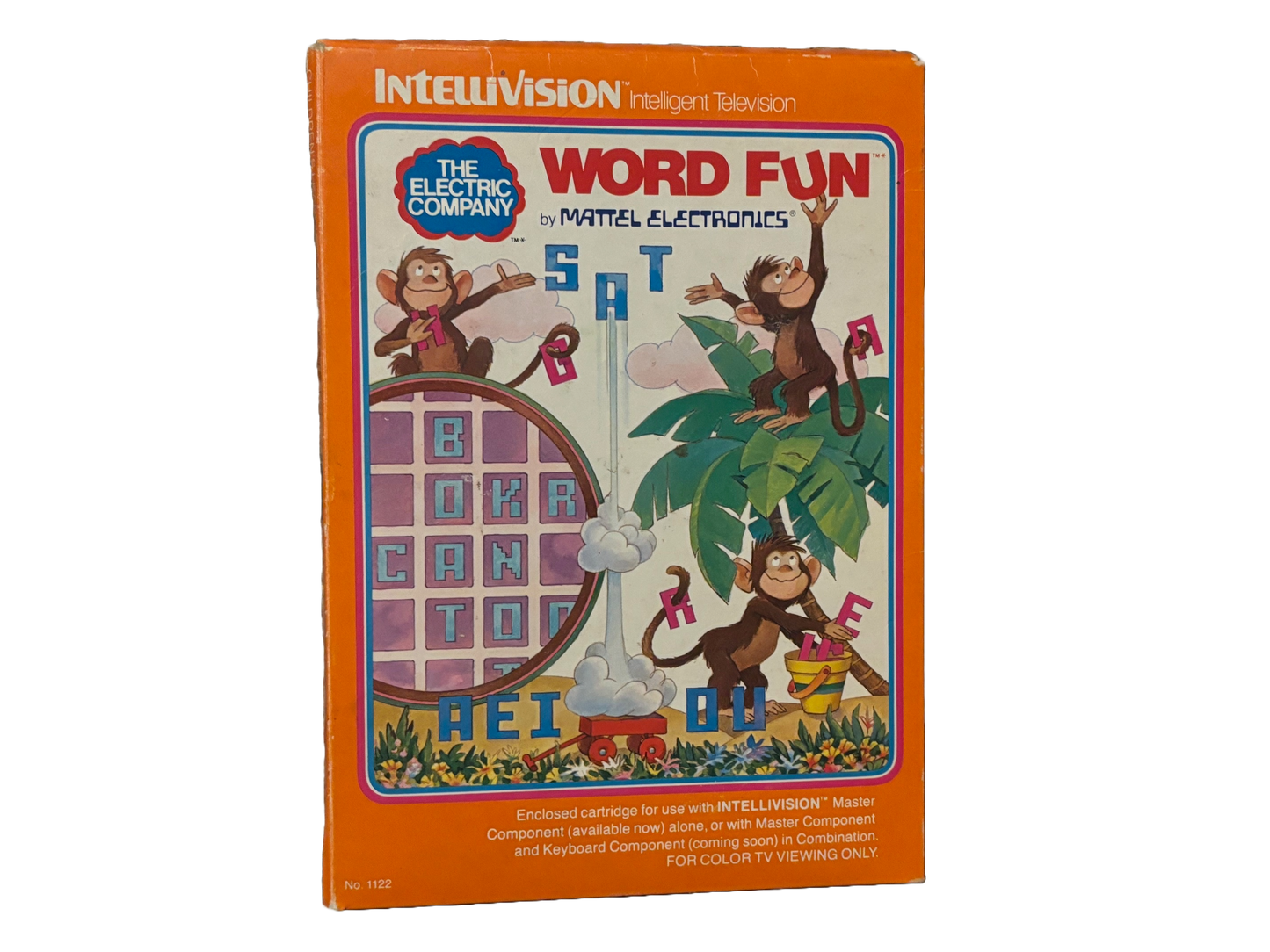Electric Company Word Fun Mattel Intellivision Video Game