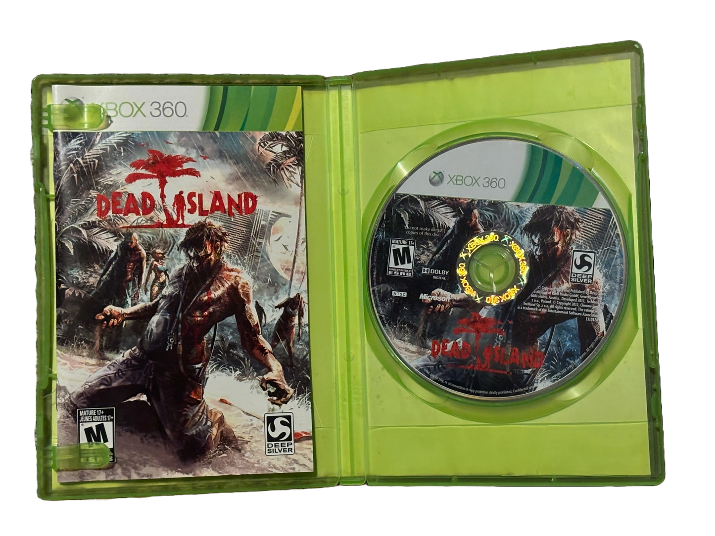 Dead Island Microsoft Xbox 360 Video Game. Complete.