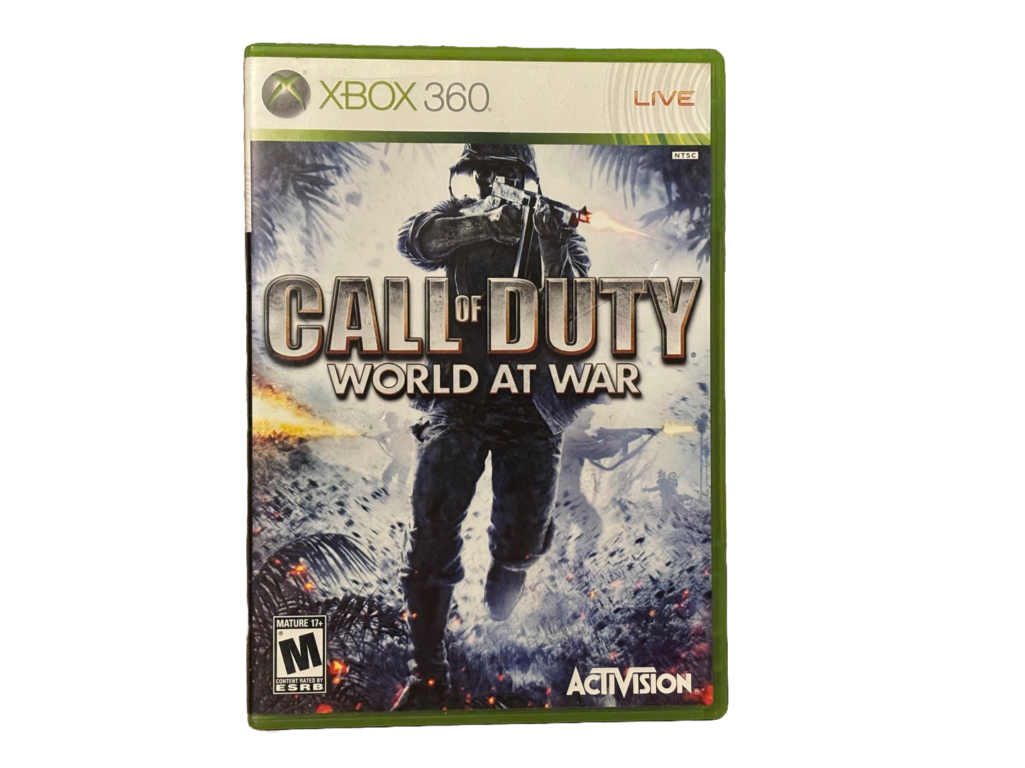 Call of Duty World at War Microsoft Xbox 360 Video Game. Complete.