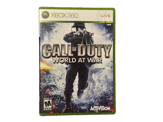 Call of Duty World at War Microsoft Xbox 360 Video Game. Complete.