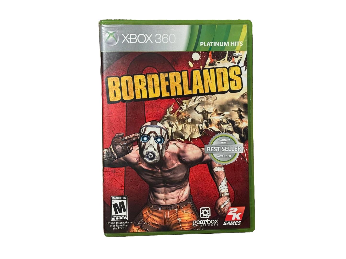 Borderlands Platinum Hits Microsoft Xbox 360 Video Game. Complete.