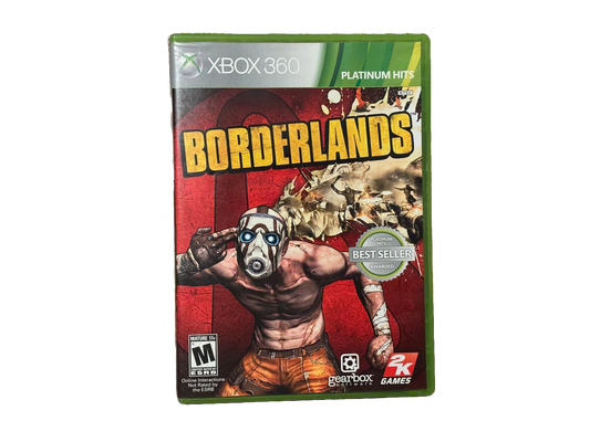 Borderlands Platinum Hits Microsoft Xbox 360 Video Game. Complete.