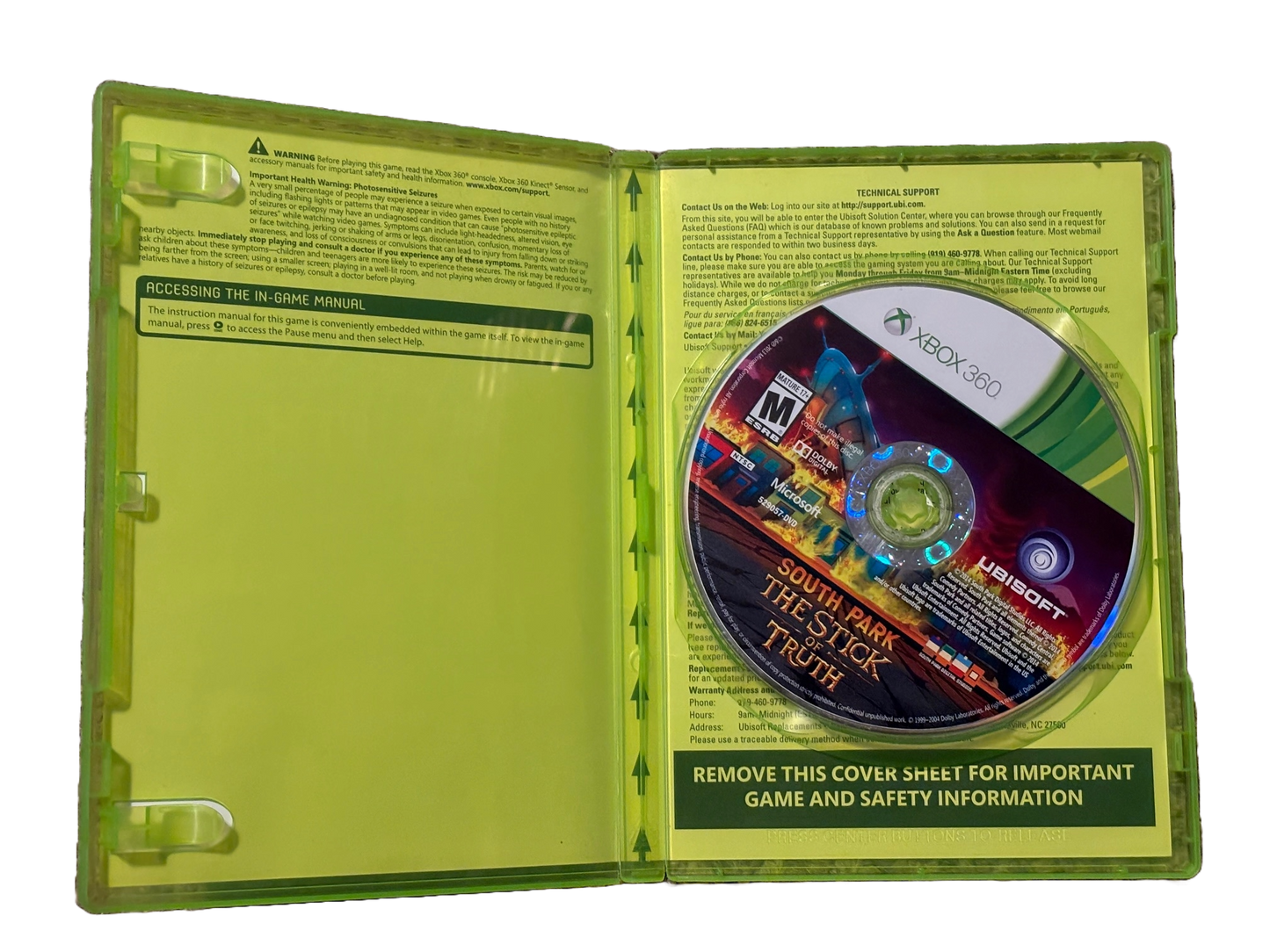 South Park The Stick of Truth Microsoft Xbox 360 Video Game