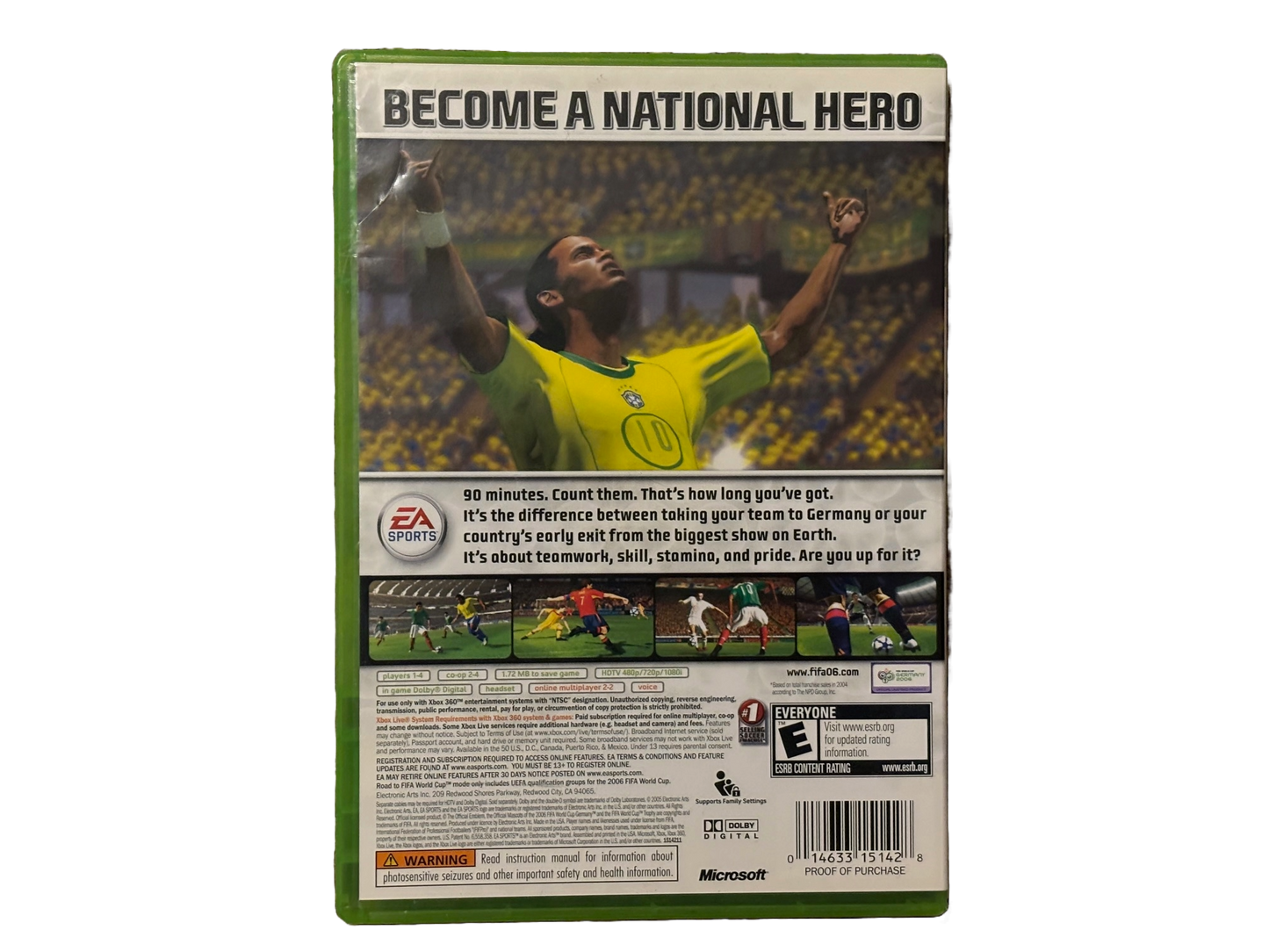 Fifa 06 Road to the World Cup Microsoft Xbox 360 Video Game