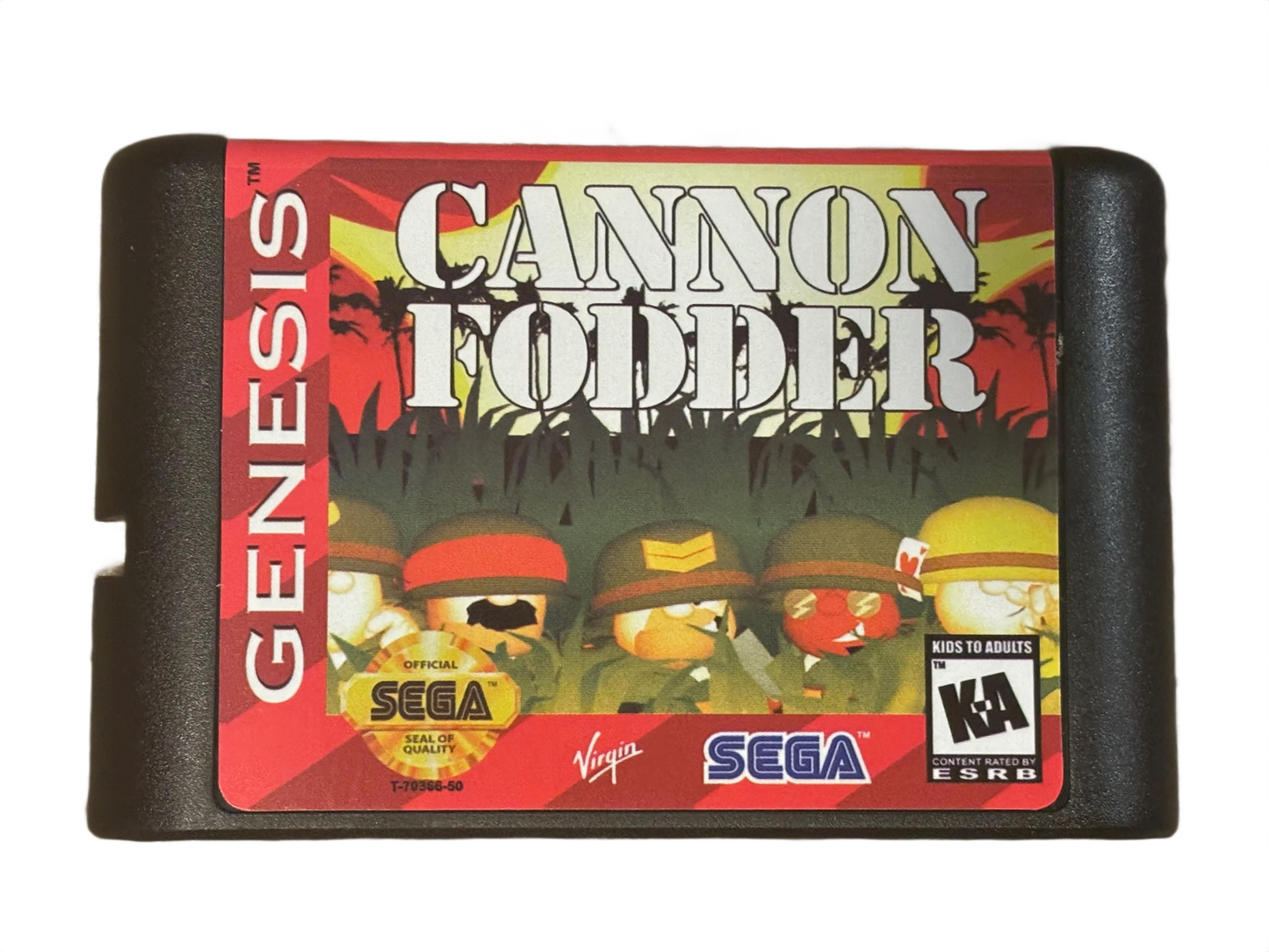Cannon Fodder Sega Genesis Video Game