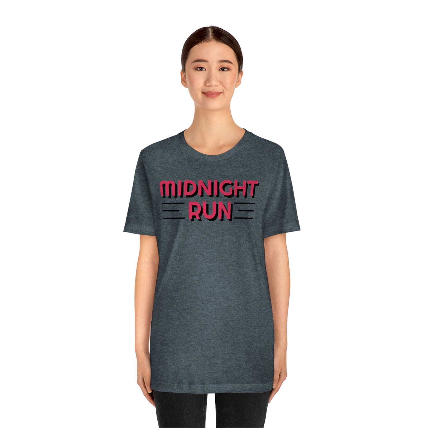 Midnight Run Unisex Jersey Short Sleeve Tee