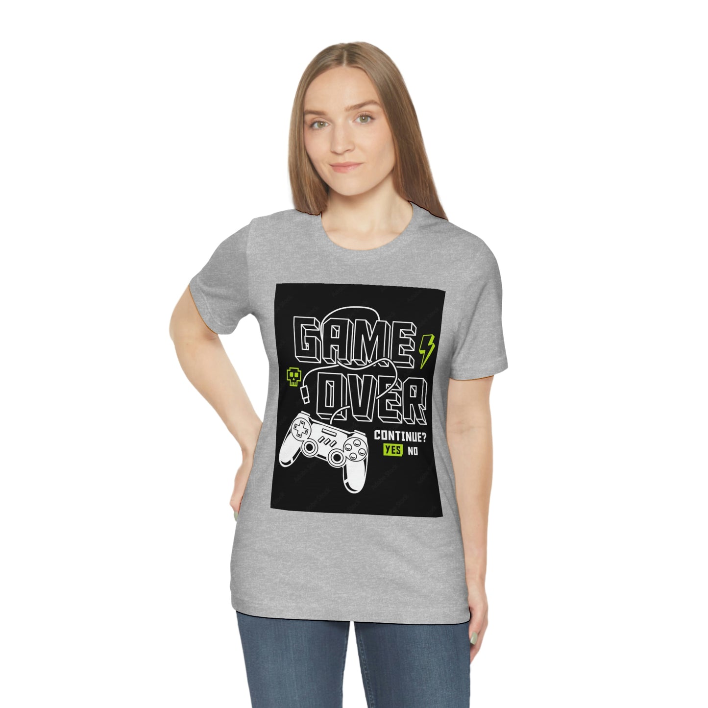 Game Over Unisex Jersey Short Sleeve Tee