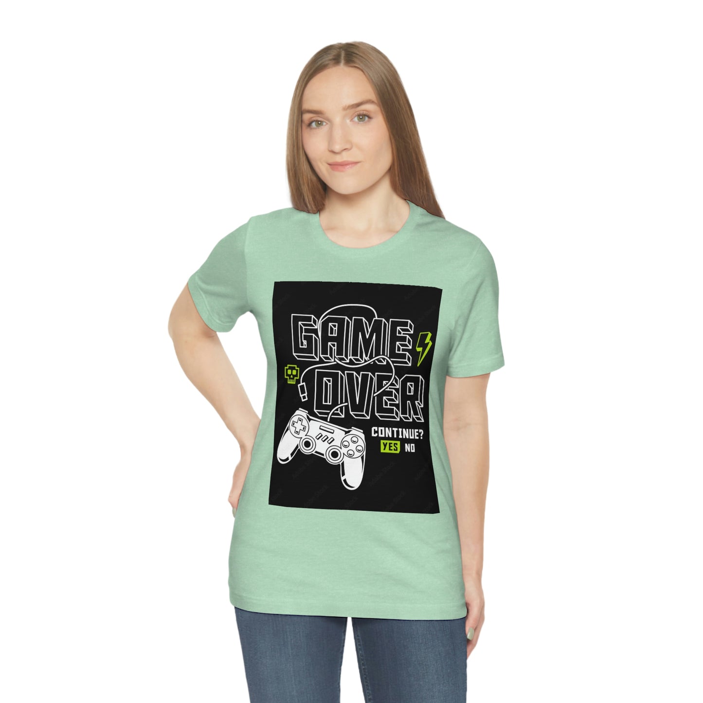 Game Over Unisex Jersey Short Sleeve Tee