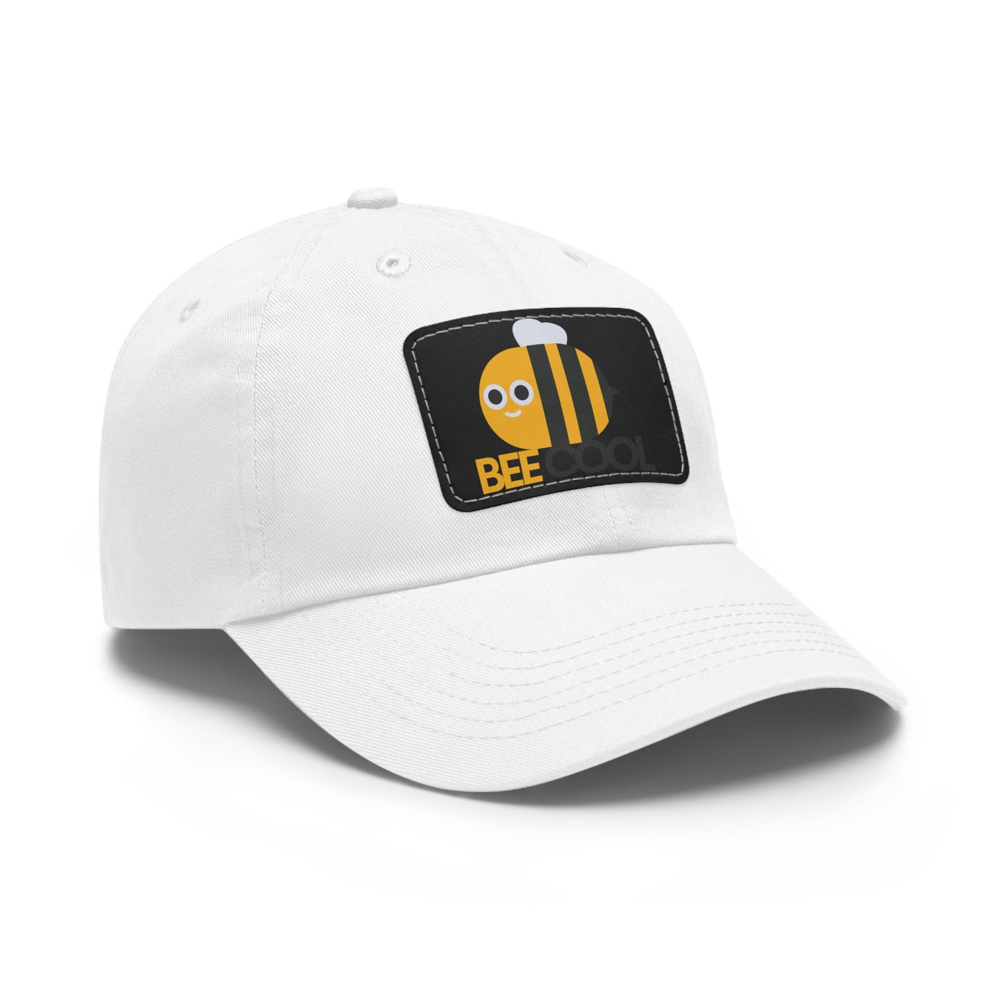 Bee Cool Dad Hat with Leather Patch