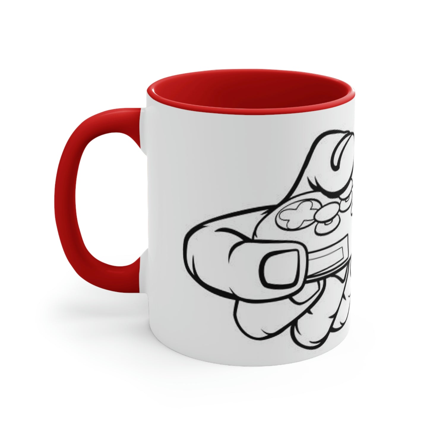 Game Controller Accent Coffee Mug, 11oz