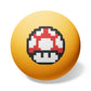 Red Mushroom 8 Bit Style Ping Pong Balls, 6 pcs