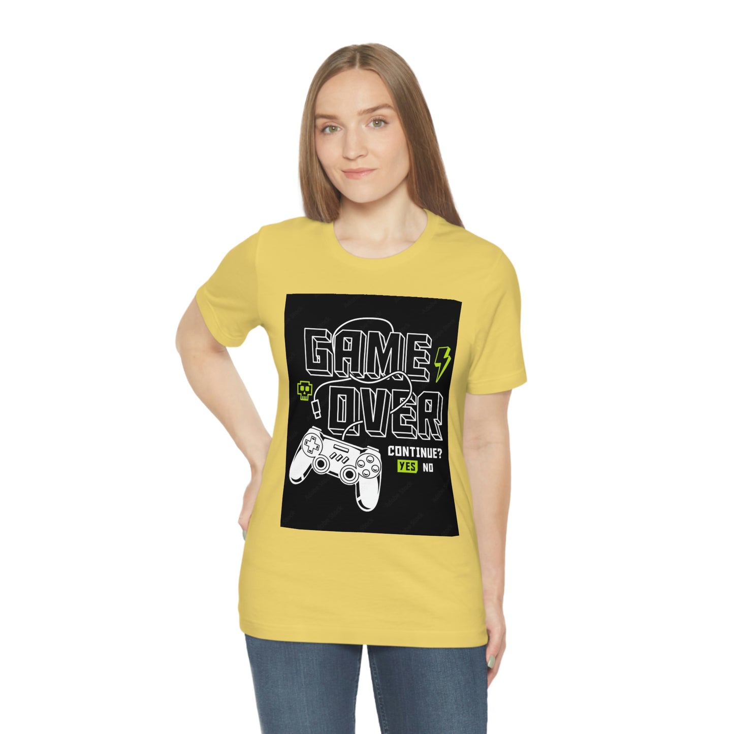 Game Over Unisex Jersey Short Sleeve Tee
