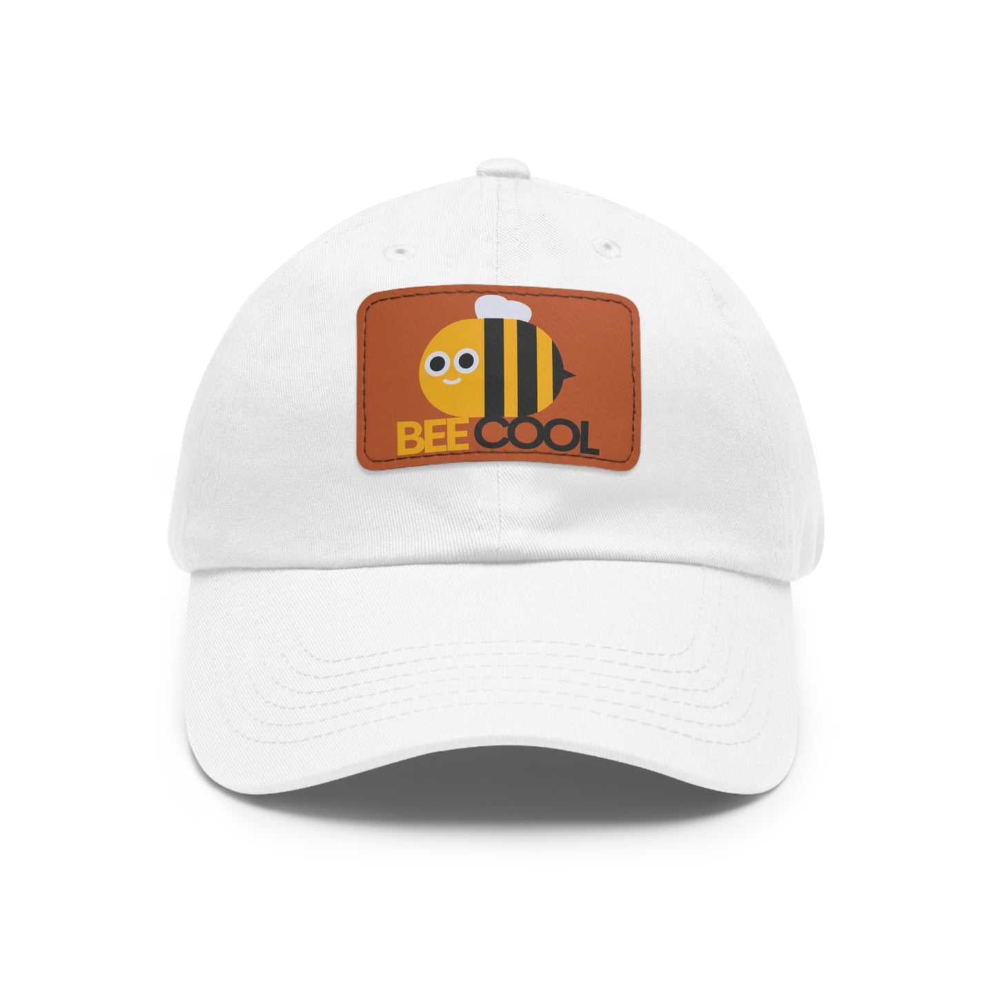 Bee Cool Dad Hat with Leather Patch